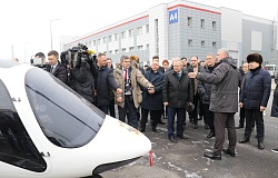 Глава Республики Башкортостан РФ посетил Китайско-Белорусский индустриальный  парк «Великий Камень», а также познакомился с производством ЗАО "Авиационные технологии и комплексы"